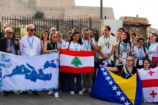 Uczestnicy III Spotkania Śródziemnomorskiego (MED 23) w Marsylii