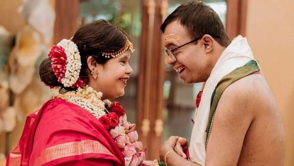 Ślub pary z zespołem Downa