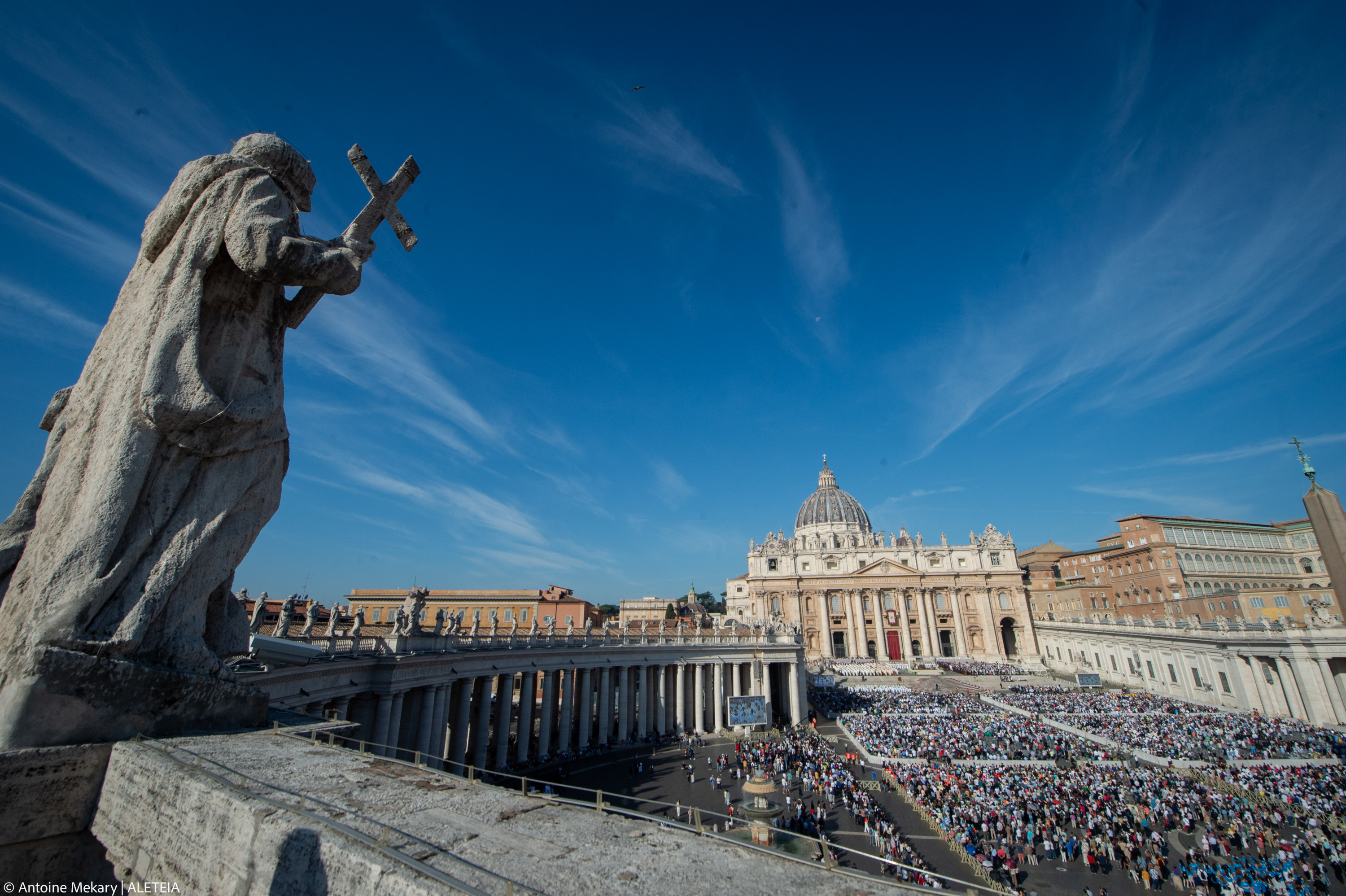 Pope Francis leads a mass on the opening day of the 16th Ordinary General Assembly of the Synod of Bishops 2023
