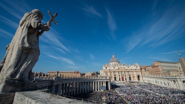 Pope Francis leads a mass on the opening day of the 16th Ordinary General Assembly of the Synod of Bishops 2023