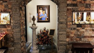 Shrine to Blessed Carlo Acutis at St. Dominic's Church in Brick Township, NJ.