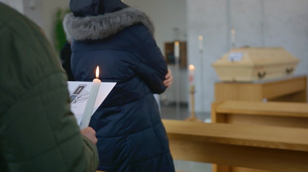 Modlitwa podczas pogrzebu dzieci nienarodzonych