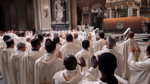 Celebration of the 1,700 years of St. John Lateran Basilica, with Cardinal Vicar Angelo De Donatis presiding over the Capitular Holy Mass.