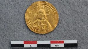 Wizerunek Jezusa na tysiącletniej monecie w Norwegii
