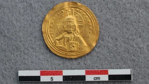 Wizerunek Jezusa na tysiącletniej monecie w Norwegii