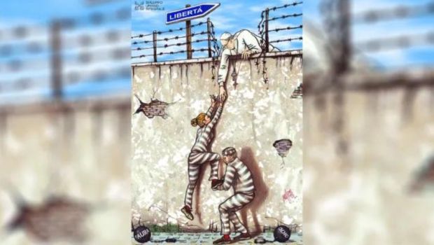 Graffiti na Wielki Post. Maupal ilustruje orędzie papieża