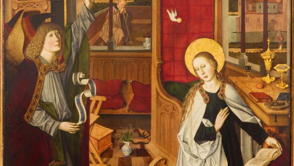 The announcement painting