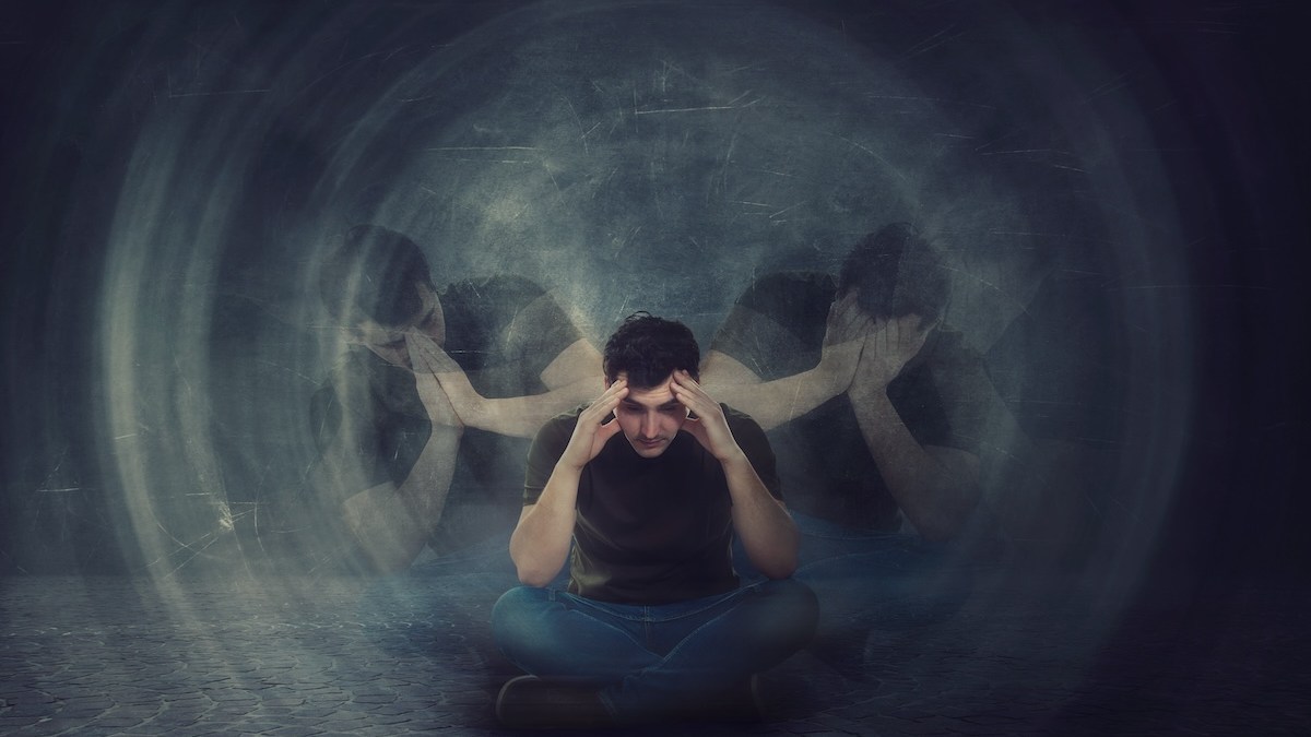 Suffering man