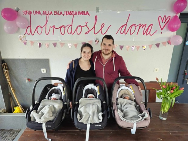 Mlinaric family, triplets