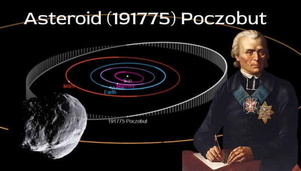 Asteroida Poczobut na cześć polskiego jezuity