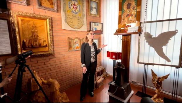 Izabela Górnicka przy „niemym świadku” zamachu