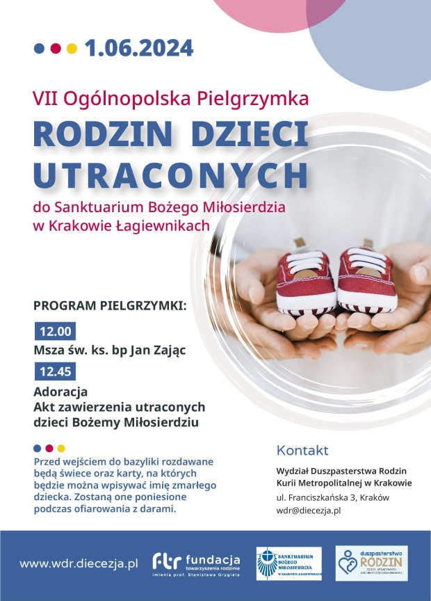 VII Pielgrzymka Rodzin Dzieci Utraconych – plakat