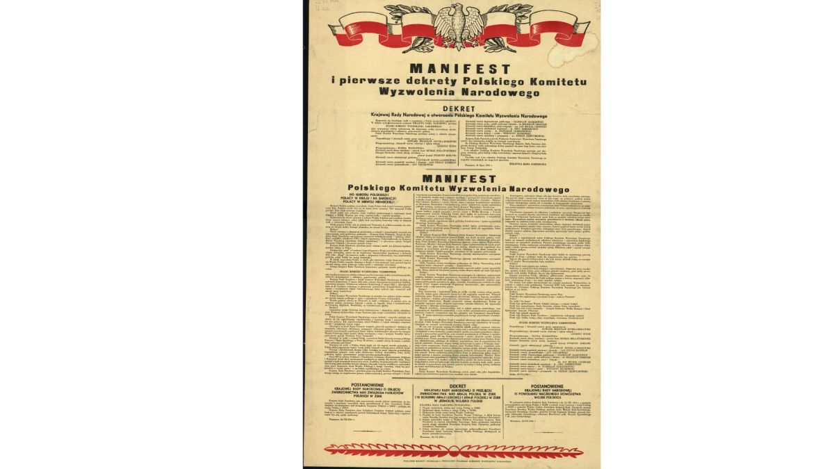 Manifest PKWN, czyli Polskiego Komitetu Wyzwolenia Narodowego