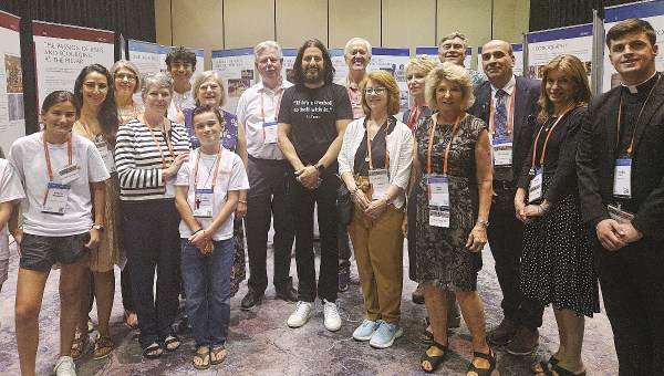 Roumie at Shroud of Turin exhibit