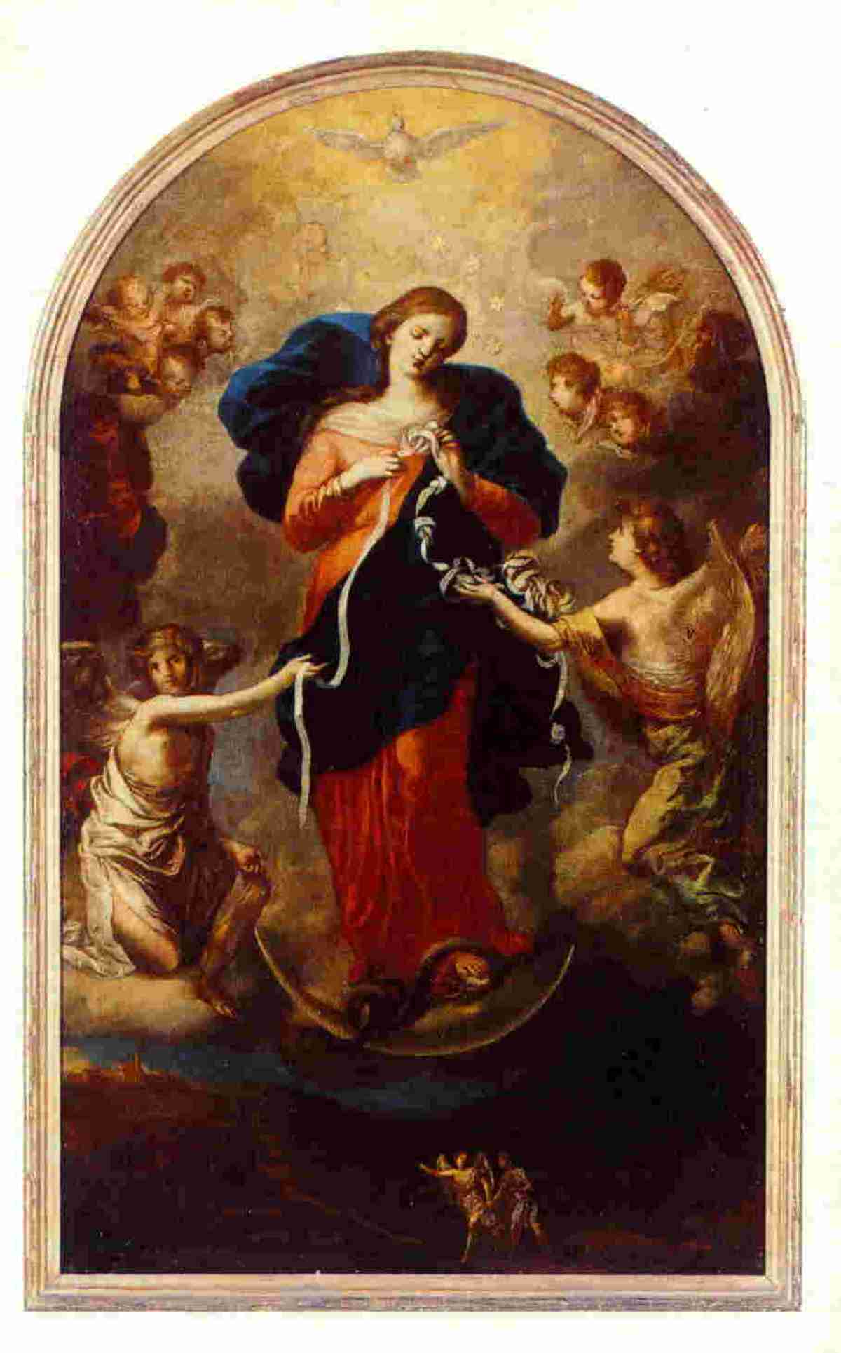 Johann Georg Melchior Schmidtner (1625-1705) Maryja rozwiązująca węzły