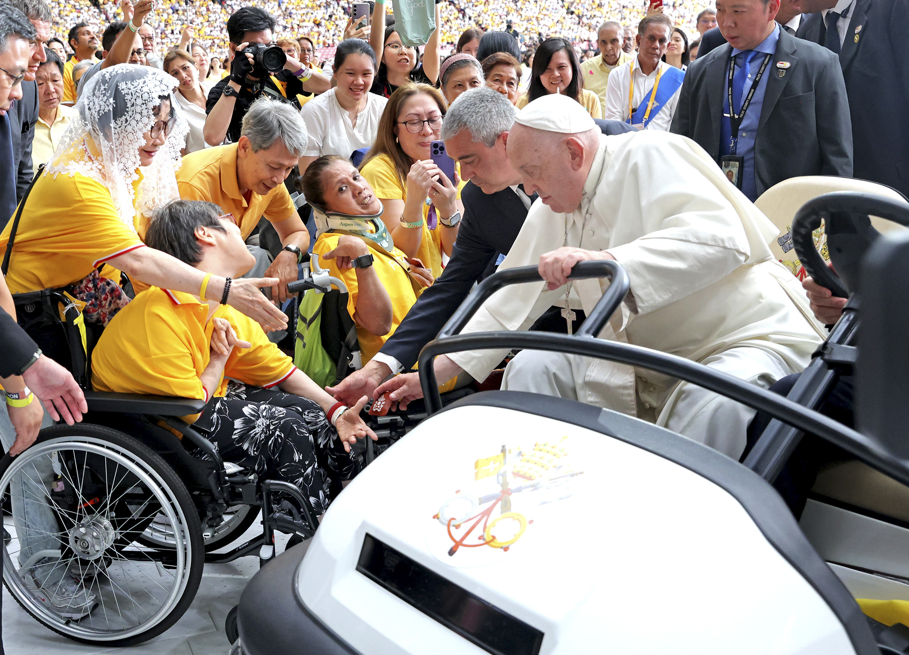 [GALERIA] Pielgrzymka papieża Franciszka do Singapuru – dzień 2.