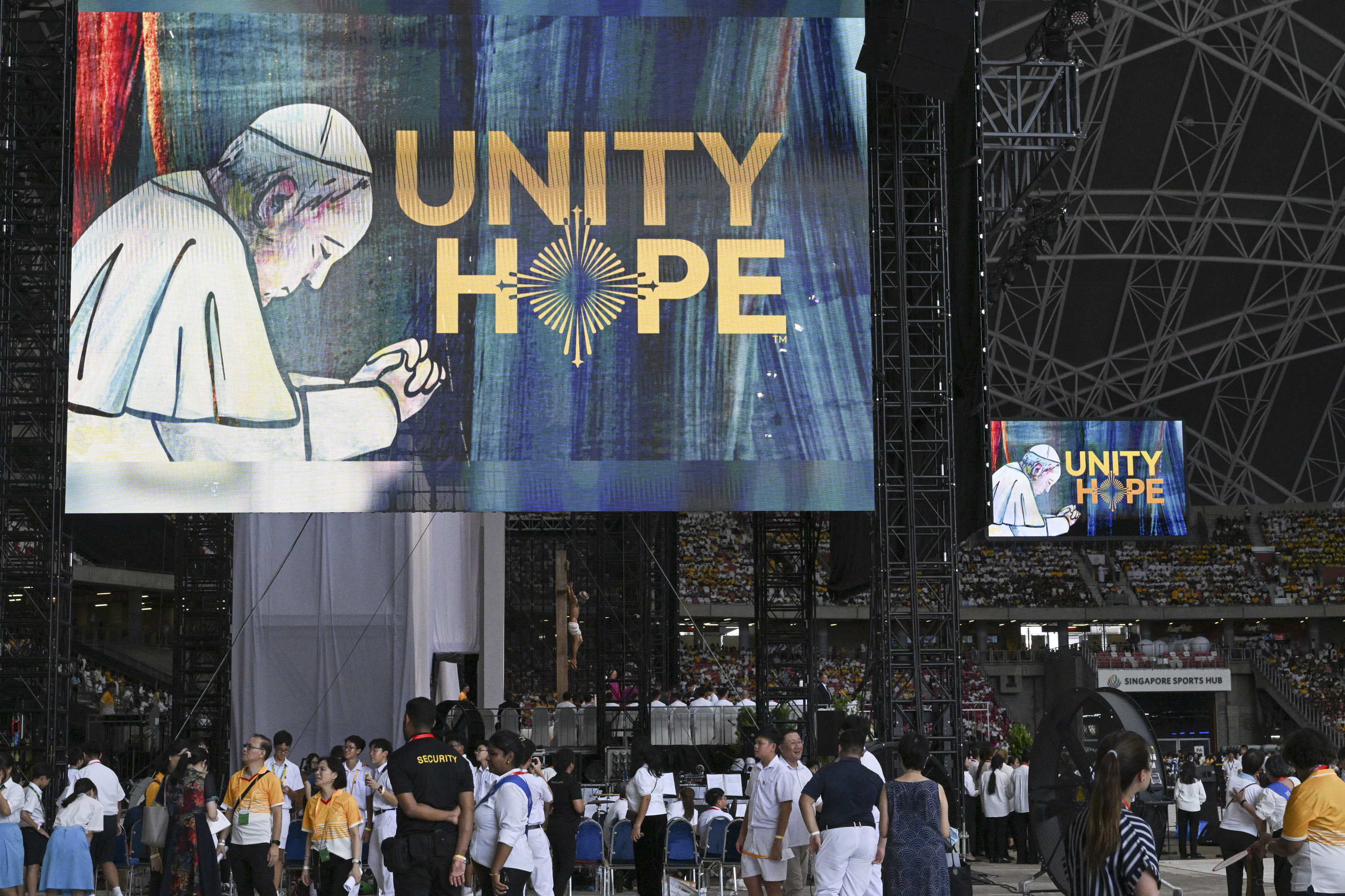 [GALERIA] Pielgrzymka papieża Franciszka do Singapuru