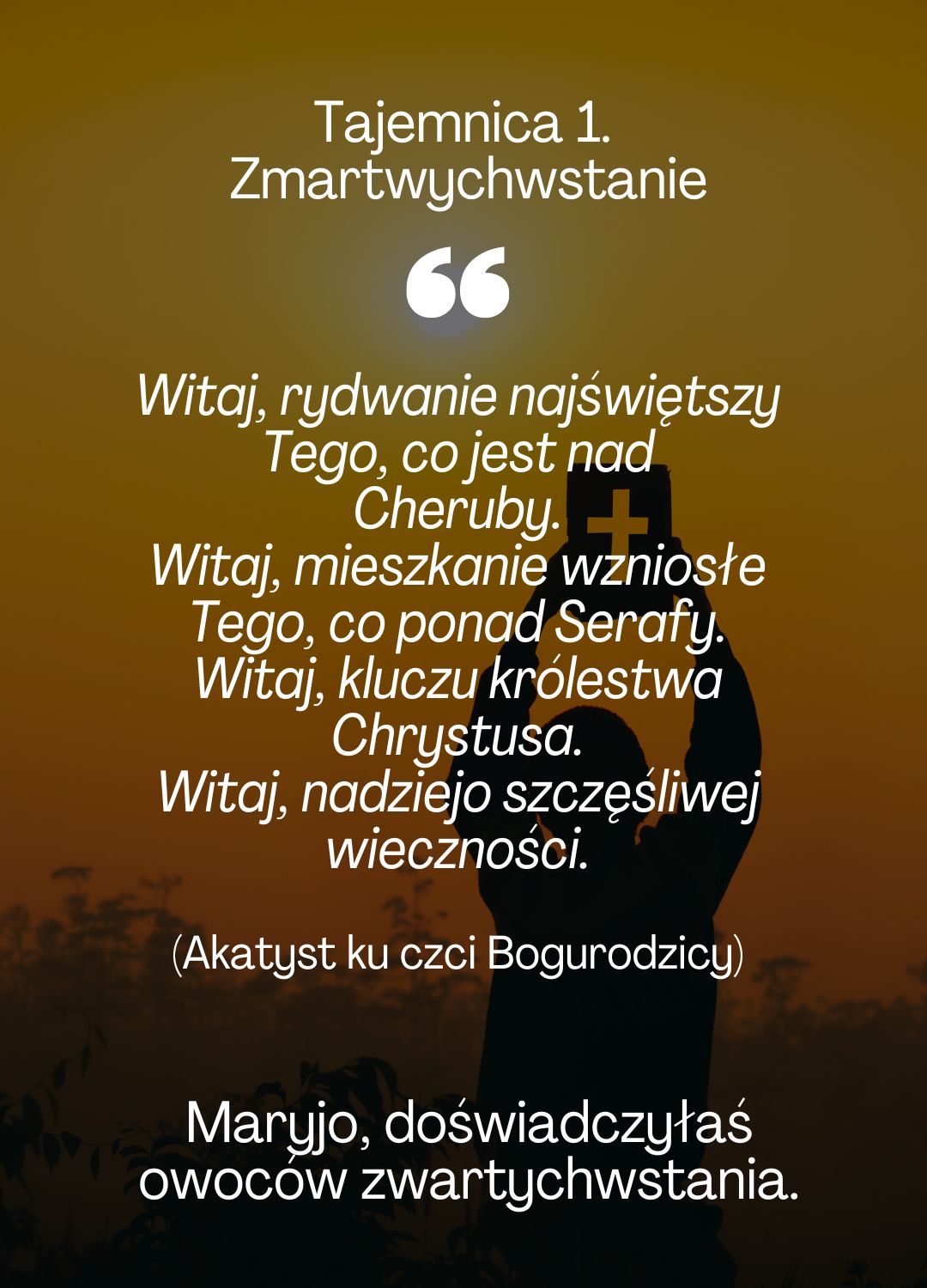 Różaniec z Aleteią 13 października