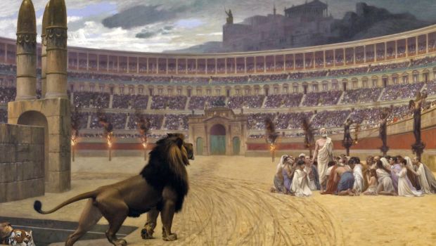 The last prayer of the Christian martyrs