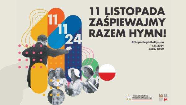 Plakat Niepodległa do Hymnu