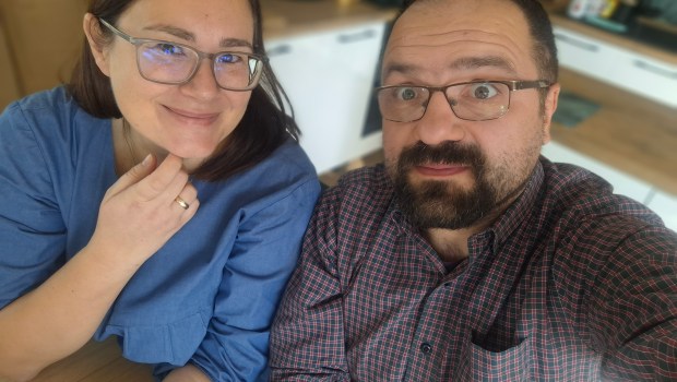 Maciej i Małgosia w domu dla kobiet w kryzysie bezdomności