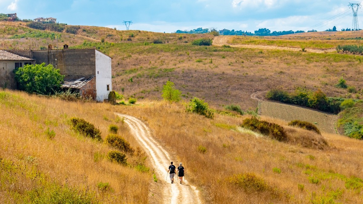 Landscape Francigena, Tuscany, Italy