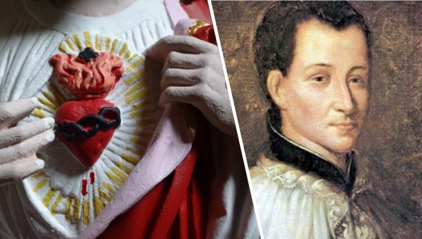 Serce Jezusa i św. Klaudiusz de la Colombiere