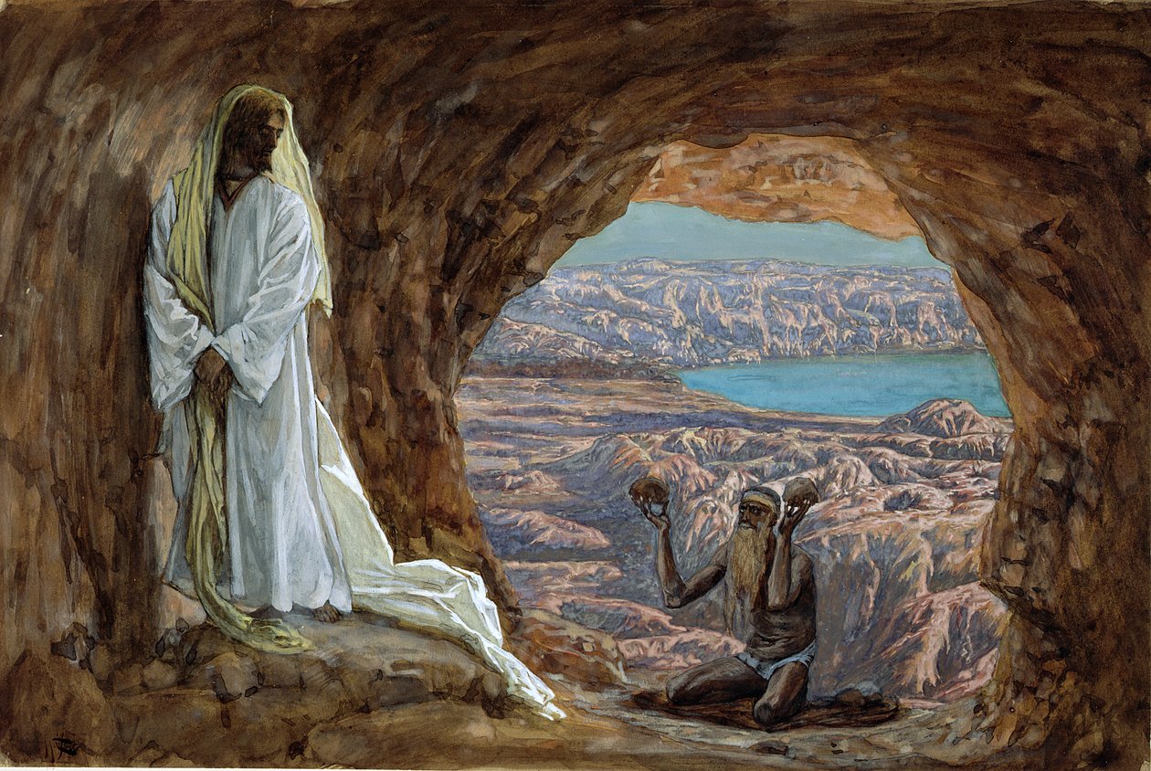 Jésus au désert par James Tissot