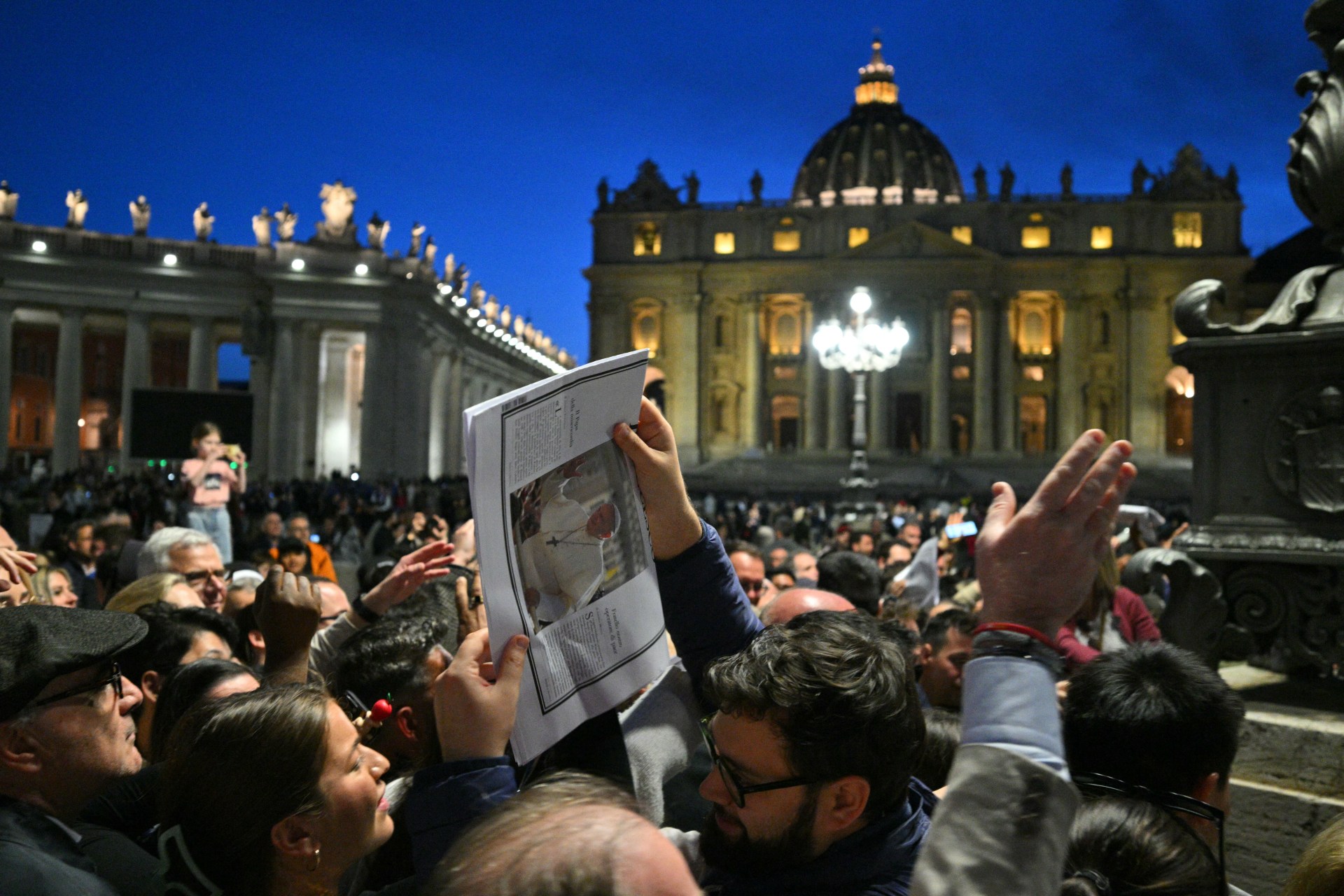 Modlitwa za papieża Franciszka i pożegnania