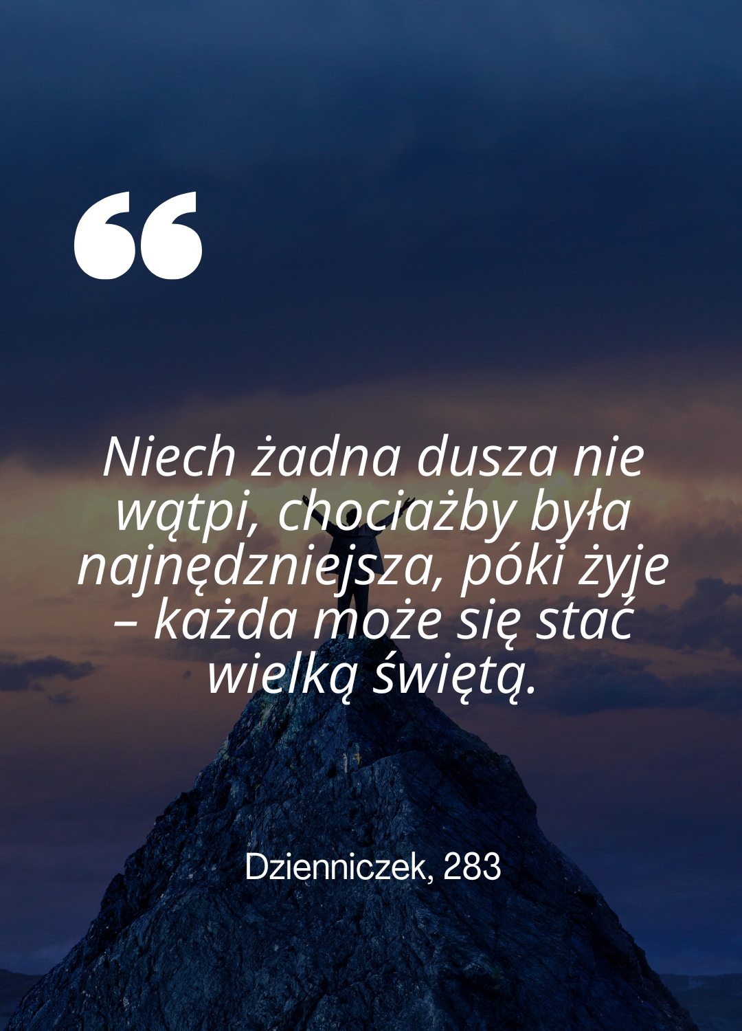 {"rendered":"[GALERIA] 12 cytat\u00f3w z \u201eDzienniczka\u201d \u015bw. siostry Faustyny"}