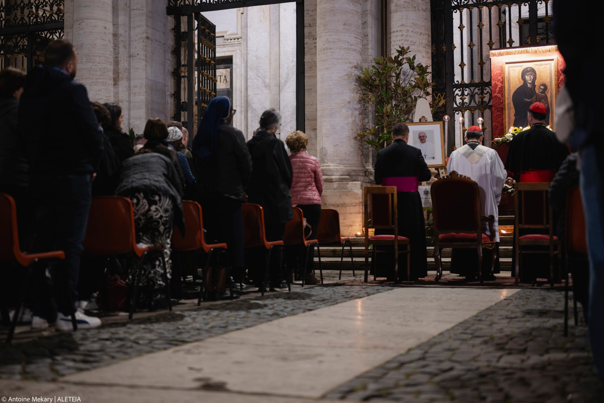 POPE FRANCIS ROSARY PRAYER SANTA MARIA MAGGIORE