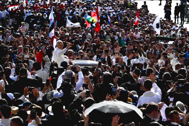 Holy Mass for the Beginning of the Pontificate of Pope Leo XIV, in St Peter's square in The Vatican on May 18, 2025.