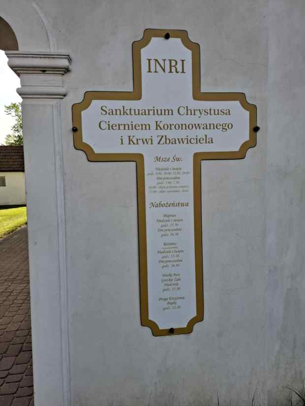 Sanktuarium w Paradyżu i obraz Jezusa Cierniem Ukoronowanego