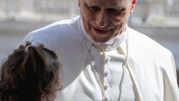Pope Leo XIV during his weekly general audience in St. Peter's Square at the Vatican, on June 4, 2025.