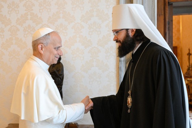 LEON-XIV-ANTOINE-DE-VOLOKOLAMSK-VATICAN-DIPLOMATIE-AFP
