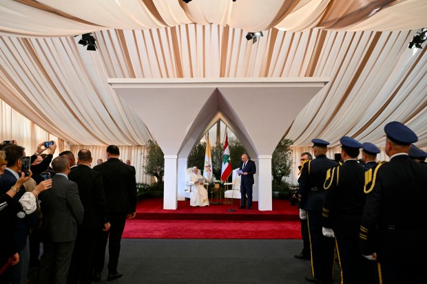 pope-leo-xiv-lebanon-president-joseph-aoun-farewell-ceremony-beirut-international-airport