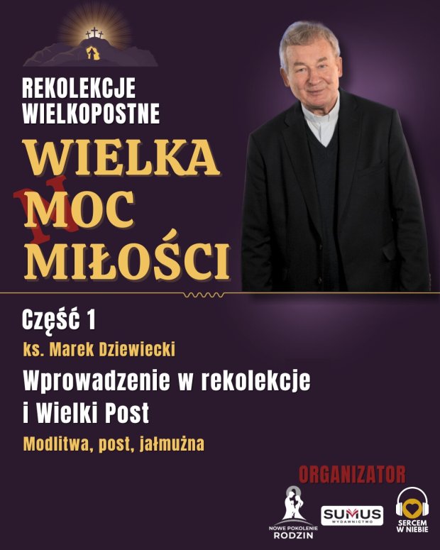 Rekolekcje wielkopostne. Odcinek 1. Modlitwa, post, jałmużna