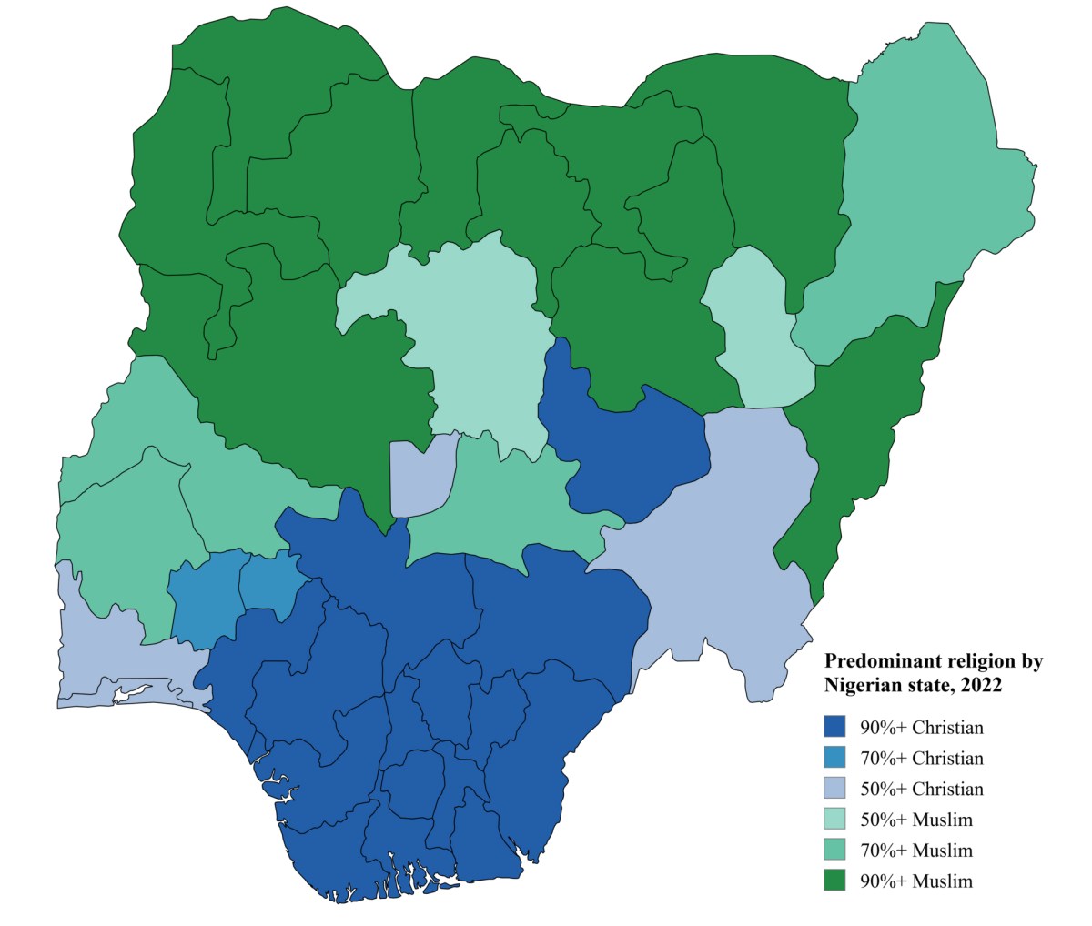 predominat-religion-by-regions-in-nigeria-by-borysmapping-based-on-afrobarometer-2022-survey