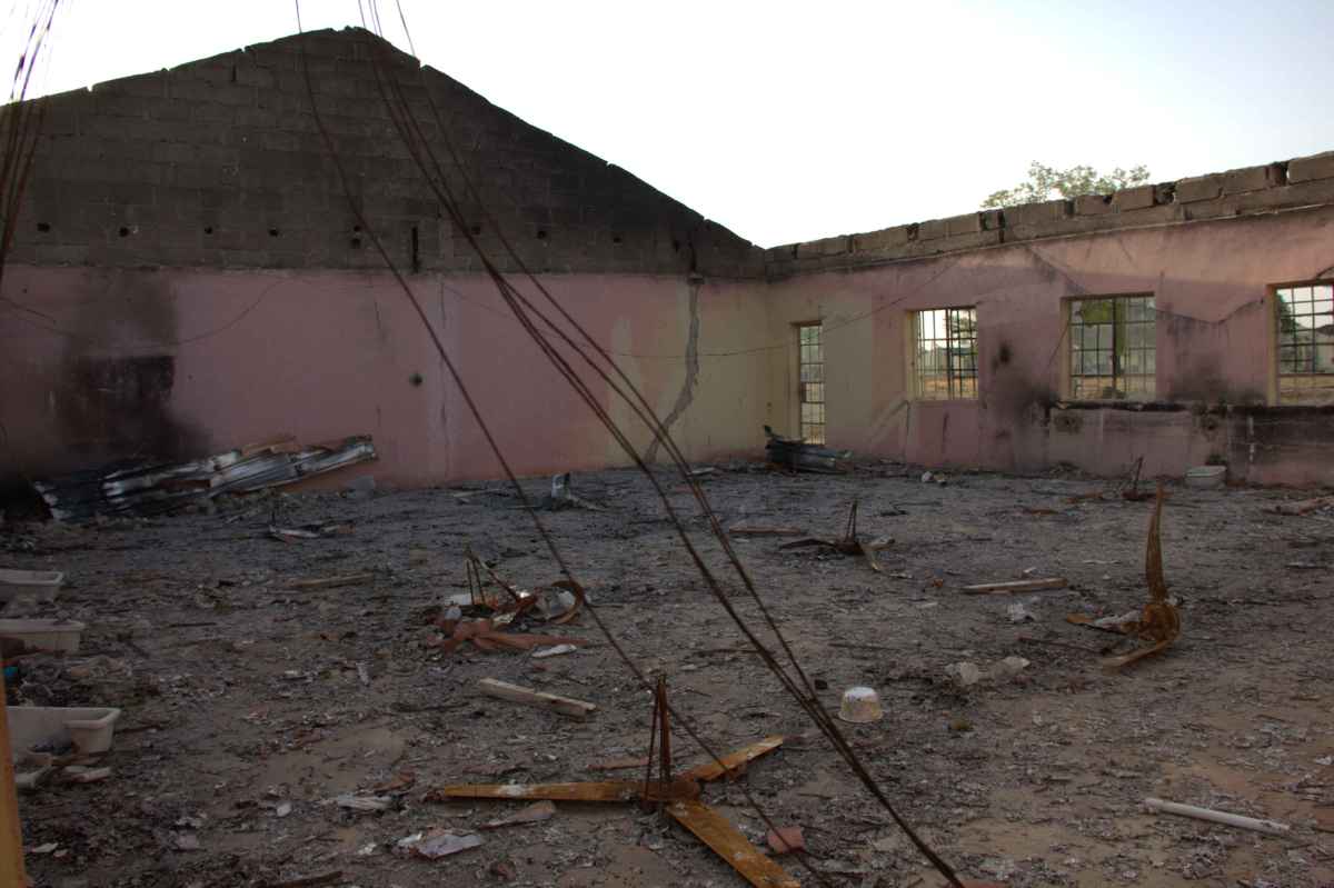 gss-chibok-borno-state-destroyed-by-boko-haram-14-April-2014