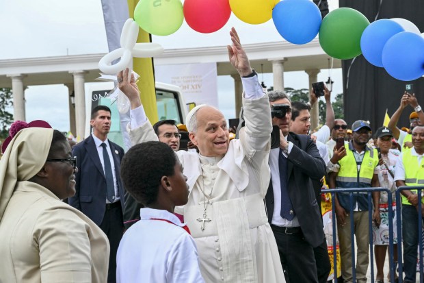 pope-leo-xiv-holy-mass-basilica-immaculate-conception-mongomo -africa
