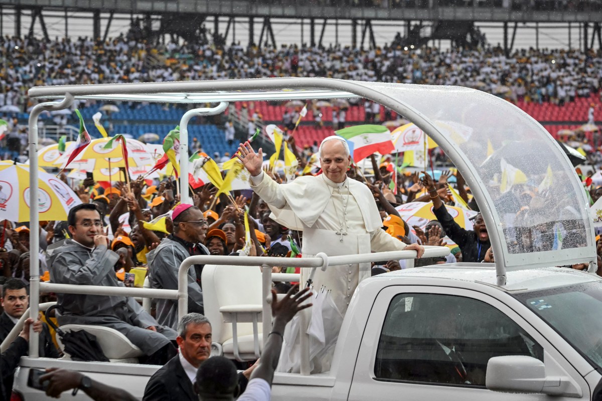 pope-leo-xiv-young-people-families-bata-stadium-bata-africa