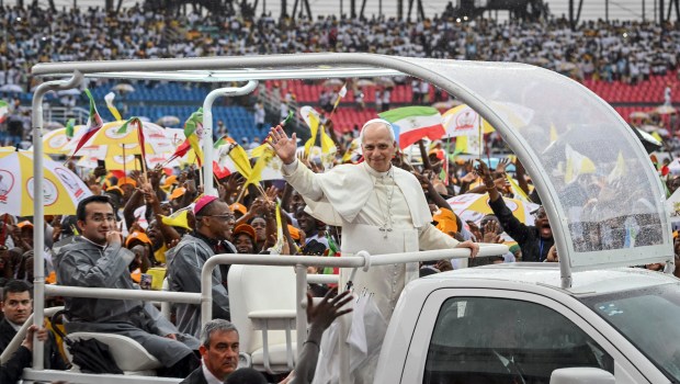 pope-leo-xiv-young-people-families-bata-stadium-bata-africa