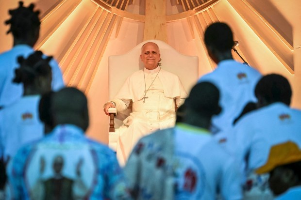 pope-leo-xiv-young-people-families-bata-stadium-bata-africa
