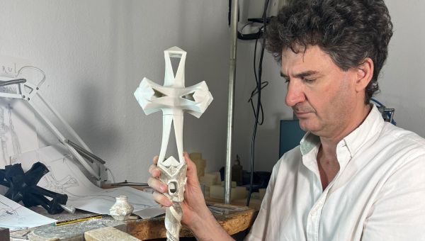 báculo visita del papa león xiv Joan Serramià