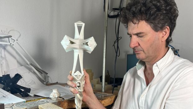 báculo visita del papa león xiv Joan Serramià