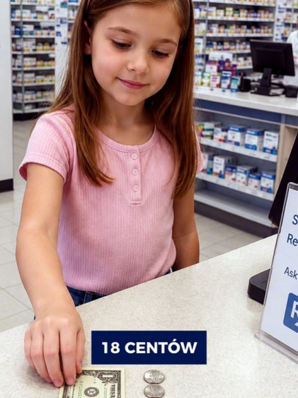 Dziewczynka zjawiła się sama w aptece. To, co chciała kupić, rozczuliło farmaceutę do łez