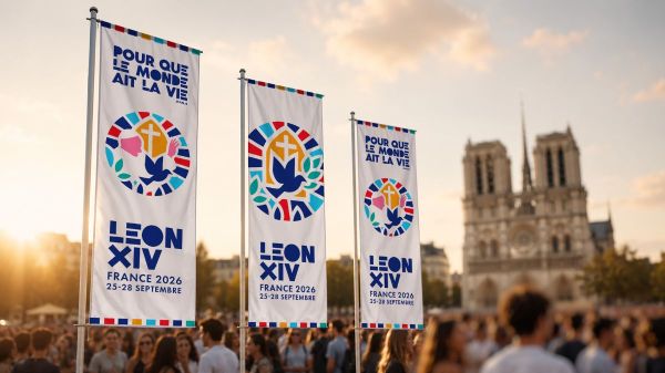 logo visite Léon XIV France